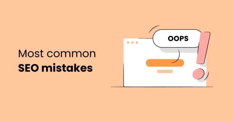 MOST COMMON SEO MISTAKES